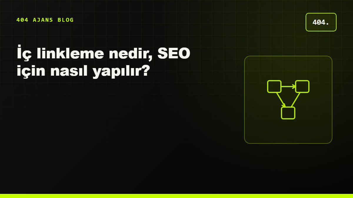 İç linkleme nedir, SEO için nasıl yapılır?